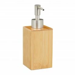 Relaxdays 2 x Seifenspender Bambus -Badaccessoires Verkäufe 7596f95199de4c0fa136fd14e190428c