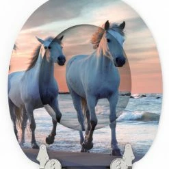 SANILO® WC-Sitz mit Absenkautomatik Pferde -Badaccessoires Verkäufe 75e93e985eaa48faa0099ccd3c77f676