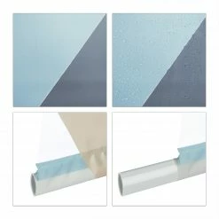 Relaxdays Duschrollo mit geometrischem Design - Breite: 100 cm -Badaccessoires Verkäufe 768676c9baaa4cc981d03083207713f0