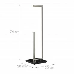 Relaxdays Toilettenpapierhalter PIERRE -Badaccessoires Verkäufe 79a36fe1d4df4050b8fde427430111ed