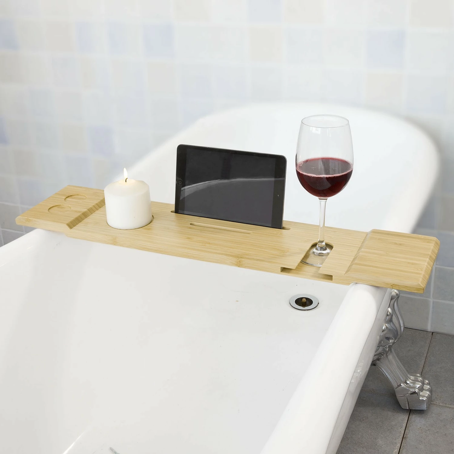 SoBuy FRG104-N Badewannenablage 4 SoBuy FRG104-N Badewannenablage – Bild 2