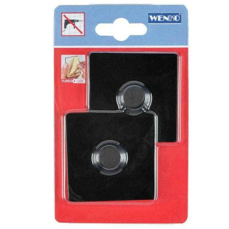WENKO Handtuchhaken SQUARE, Turbo-Loc, 2 Stück 5 WENKO Handtuchhaken SQUARE, Turbo-Loc, 2 Stück – Bild 3