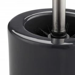 Relaxdays 2 x WC Garnitur Keramik grau - Anthrazit - Silber - Schwarz - Tiefe: 23 cm -Badaccessoires Verkäufe 7f90fa63213f4622bc23e3a63c2fb391 1