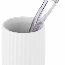 WENKO Zahnputzbecher BELLUNO, Keramik, Ø 8 cm