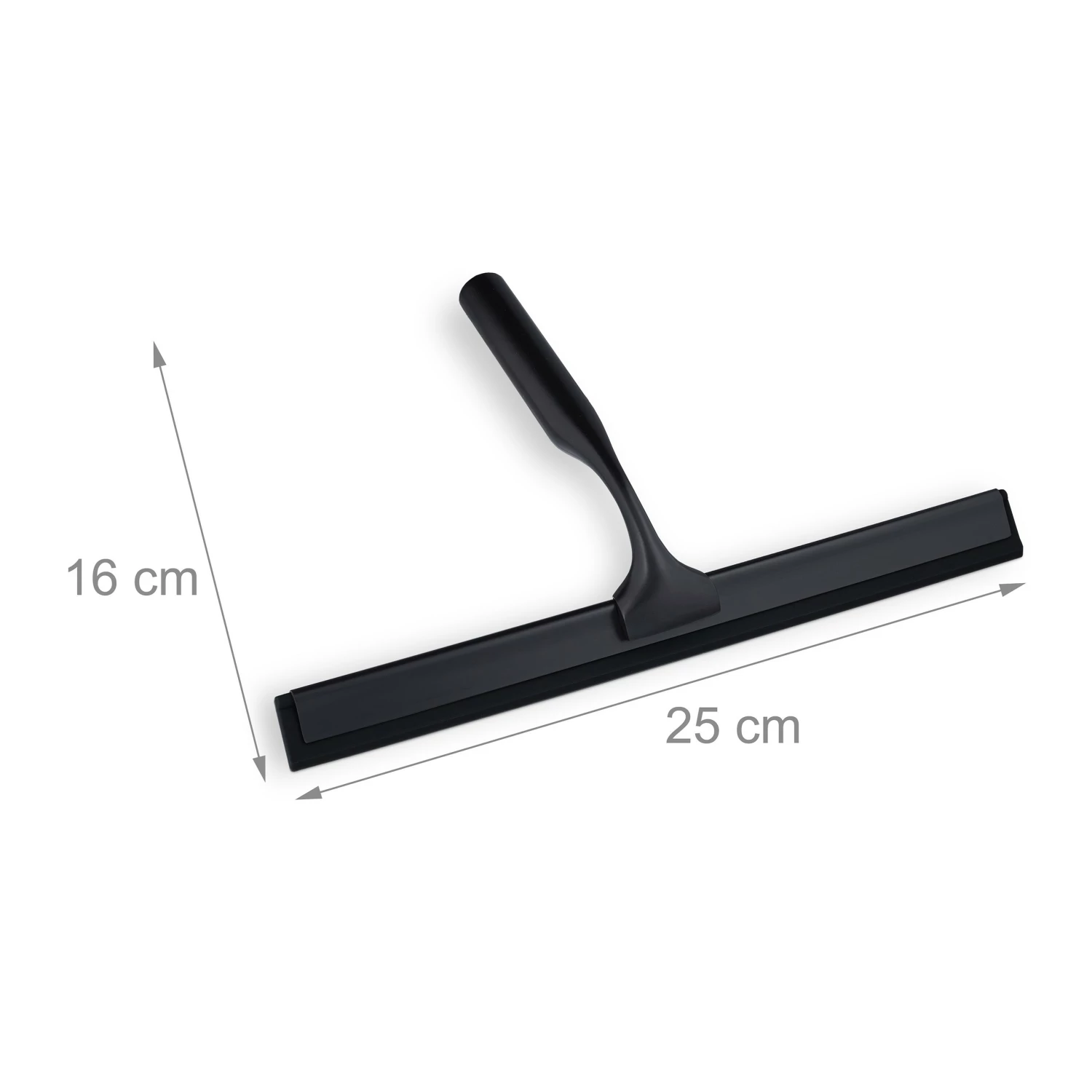 Relaxdays Schwarzer Duschabzieher mit Halterung 10 Relaxdays Schwarzer Duschabzieher mit Halterung – Bild 8