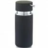 Zeller Seifenspender Rubber, Keramik, schwarz