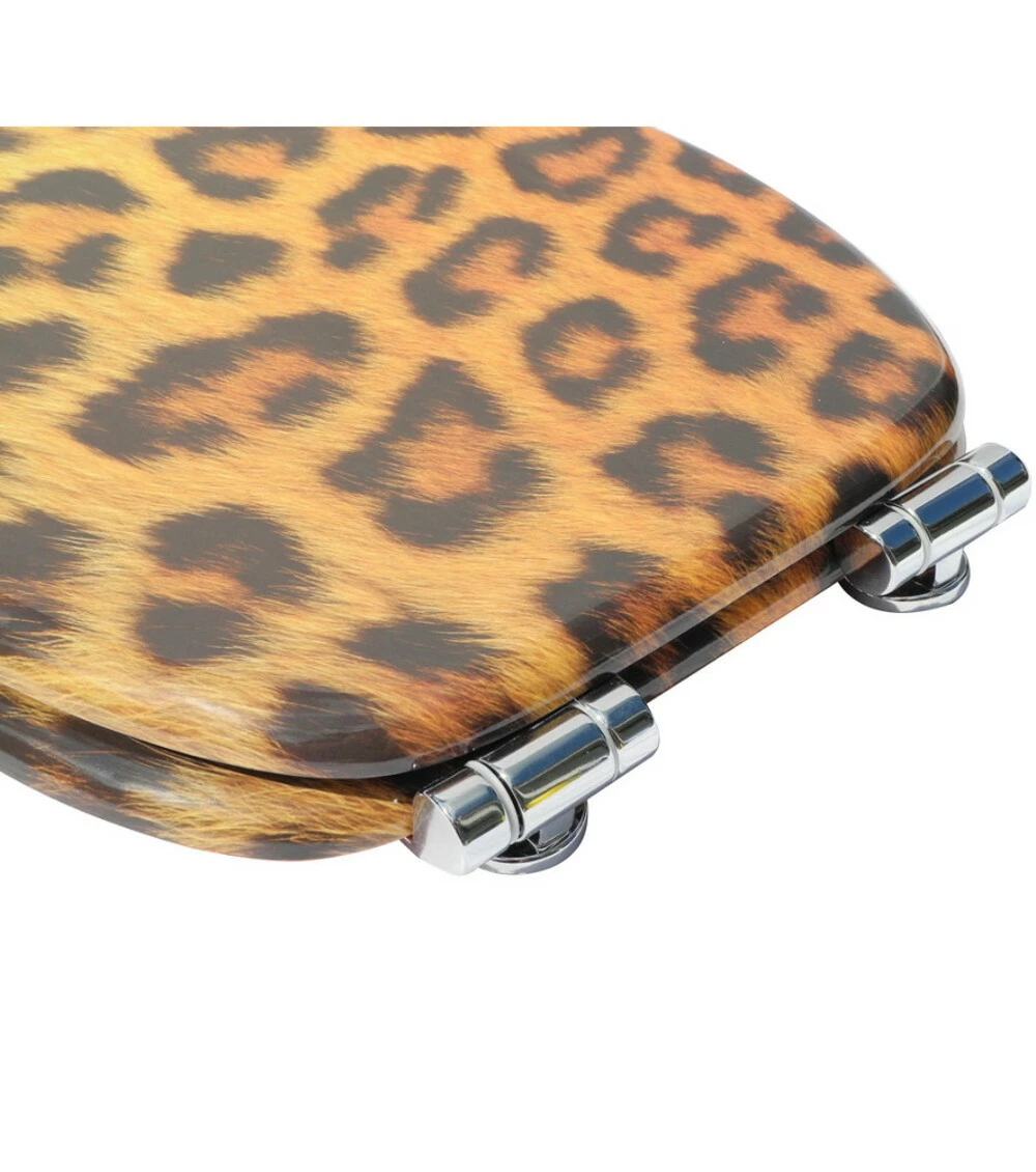 SANILO® WC-Sitz Absenkautomatik Leopardenfell 9 SANILO® WC-Sitz Absenkautomatik Leopardenfell – Bild 7