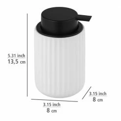 WENKO Seifenspender BELLUNO, Keramik, 500 ml -Badaccessoires Verkäufe 86d9a4c5badb4431b69e29ce8c27125a