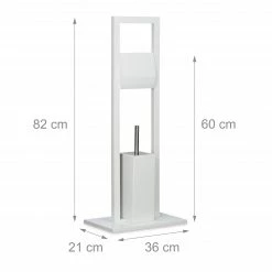 Relaxdays WC Garnitur Bambus weiß -Badaccessoires Verkäufe 891c7457f89b445c83d18cb554bbb67d