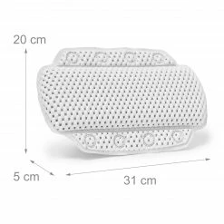 Relaxdays Nackenkissen Badewanne weiß -Badaccessoires Verkäufe 892782ffb1314f6ebda7edd6be5d2b5b
