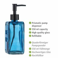 Seifenspender PURE, Glas, 550 ml, Wenko 10 Seifenspender PURE, Glas, 550 ml, Wenko -Badaccessoires Verkäufe 8945996db4984b878c5633164b15a4c0