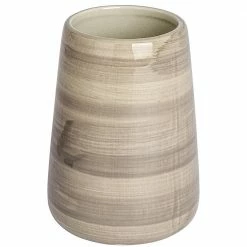 WENKO Behälter für Zahnbürsten Töpferei PETROL