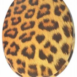 SANILO® WC-Sitz Absenkautomatik Leopardenfell