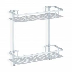 Relaxdays Duschregal mit 2 Etagen