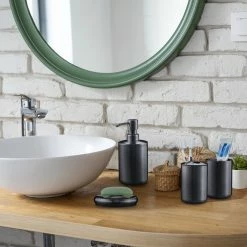 Relaxdays 4-tlg. Badezimmer Set Edelstahl -Badaccessoires Verkäufe 8db4db237a7c441086dee898b0d7f0c0