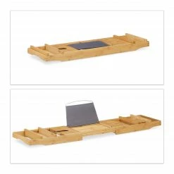 Relaxdays Bambus Badewannenablage -Badaccessoires Verkäufe 8dbb22d2917f45eb9ad385e23a2f881a