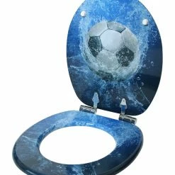 SANILO® WC-Sitz mit Absenkautomatik Soccer -Badaccessoires Verkäufe 8e03b2c6a99547caa6b07ad565ab94b1