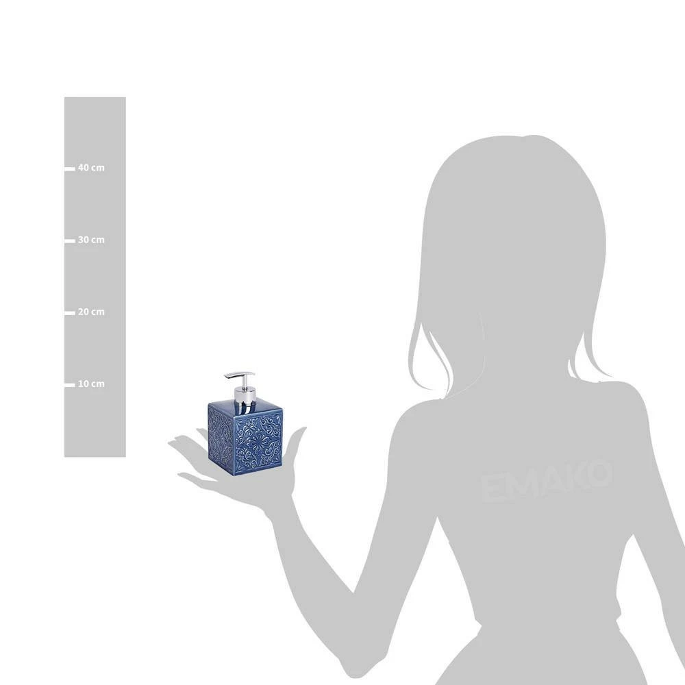 Seifenspender DUNKELBLAU - 500 ml, WENKO 6 Seifenspender DUNKELBLAU - 500 ml, WENKO – Bild 4
