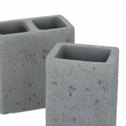 Relaxdays 3-tlg. Badezimmer Set aus Beton -Badaccessoires Verkäufe 919d3e5c5ee84e648f0124946d6ca382