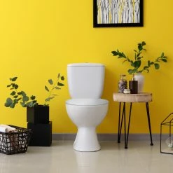 Relaxdays Toilettendeckel mit Absenkautomatik oval -Badaccessoires Verkäufe 9479bf34b77341a8b50768c5a3e30623