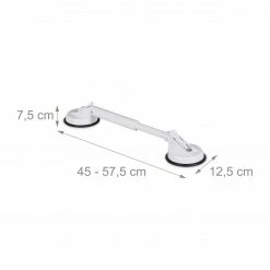 Relaxdays Sauggriff ausziehbar - Tiefe: 58 cm -Badaccessoires Verkäufe 95ec6bbe8bd2428aae40140648815128
