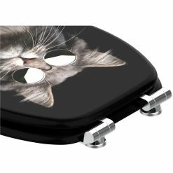 SANILO® WC-Sitz mit Absenkautomatik Cool Cat -Badaccessoires Verkäufe 98962e78d1ef44a2942f1d13882d6daa