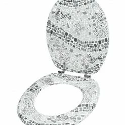 SANILO® WC-Sitz Mosaic World Grey -Badaccessoires Verkäufe 998dad89ca0b4bc787002b9277c90a45