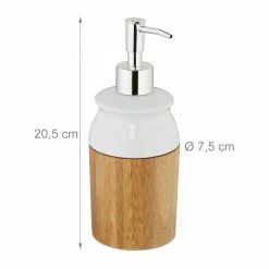 Relaxdays 8 x Seifenspender Bambus -Badaccessoires Verkäufe 9a9a3b2f55434dbca6957471bcad3917 1