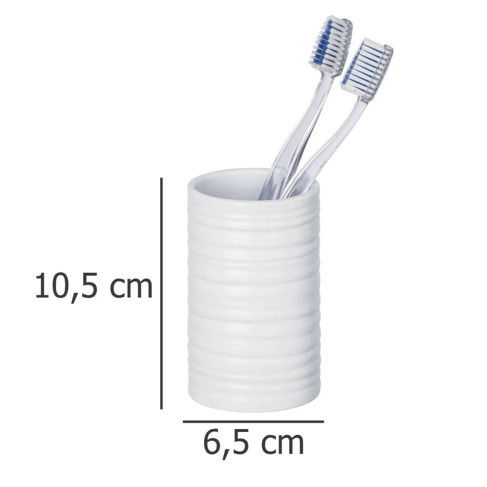 WENKO Becher für Zahnbürste und Paste 5 WENKO Becher für Zahnbürste und Paste – Bild 3