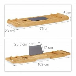 Relaxdays Bambus Badewannenablage -Badaccessoires Verkäufe 9c4b1571e5e14d7f9ad9895c8d4d3c44