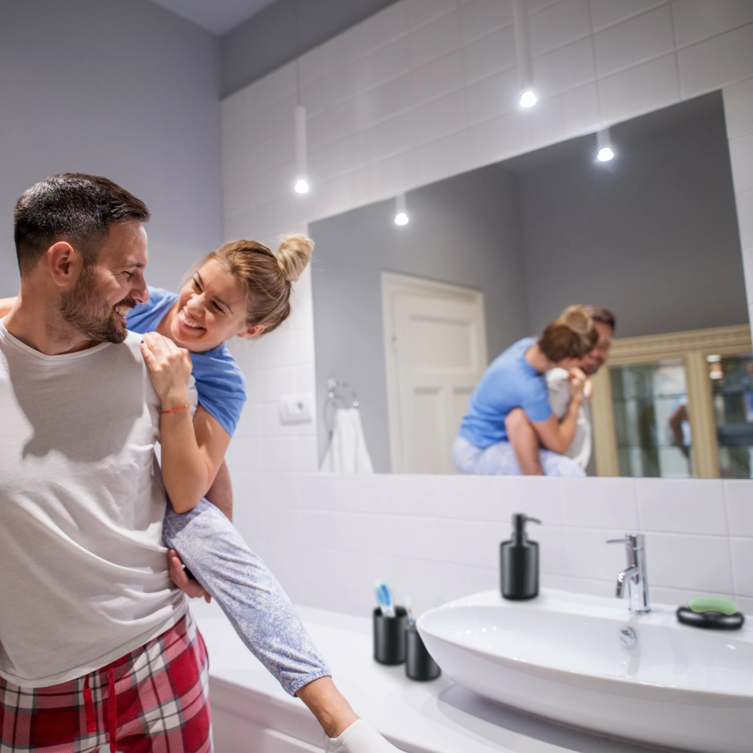 Relaxdays 5-tlg. Badezimmer Set Edelstahl 5 Relaxdays 5-tlg. Badezimmer Set Edelstahl – Bild 3