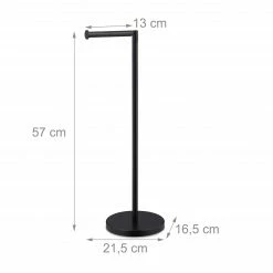 Relaxdays Schwarzer Toilettenpapierhalter -Badaccessoires Verkäufe 9d8f30e16cd44a30aca53438d2b79cc9