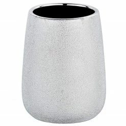 GLIMMA Keramikbehälter in Silber, Wenko -Badaccessoires Verkäufe 9e23ab5f293845468919b30210dbda03