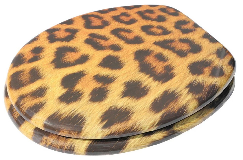 SANILO® WC-Sitz Absenkautomatik Leopardenfell 5 SANILO® WC-Sitz Absenkautomatik Leopardenfell – Bild 3