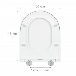 Relaxdays Toilettendeckel Absenkautomatik Premium -Badaccessoires Verkäufe 9fa9092d3247414c9b25ff9d3bd7be71