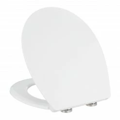 Relaxdays Ovaler Toilettendeckel Absenkautomatik