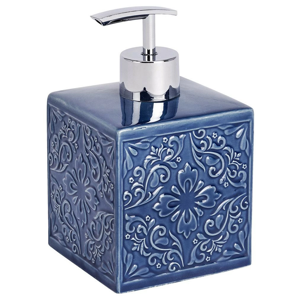 Seifenspender DUNKELBLAU - 500 ml, WENKO 3 Seifenspender DUNKELBLAU - 500 ml, WENKO