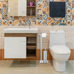 Relaxdays WC Garnitur aus Edelstahl -Badaccessoires Verkäufe a6a236d34adb4c8e90828704836a4471