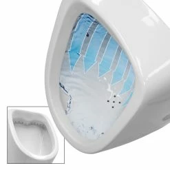 ECD Germany Urinal mit Zulauf von hinten Ablauf Weiß -Badaccessoires Verkäufe a6c87a5f89694a468f47ab13ac90ed35