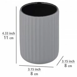 WENKO Zahnputzbecher BELLUNO, Keramik, Ø 8 cm 13 WENKO Zahnputzbecher BELLUNO, Keramik, Ø 8 cm -Badaccessoires Verkäufe a753753c0bcc4b859db657d3671ef1cb.cropped 43 84 864 869.processed