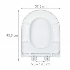 Relaxdays Toilettendeckel mit Absenkautomatik -Badaccessoires Verkäufe a7afedfd5d644625b7825033d43cfc5f