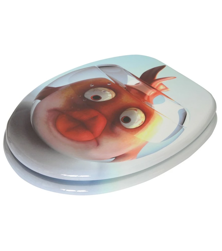 SANILO® WC-Sitz mit Absenkautomatik Goldfisch 3 SANILO® WC-Sitz mit Absenkautomatik Goldfisch