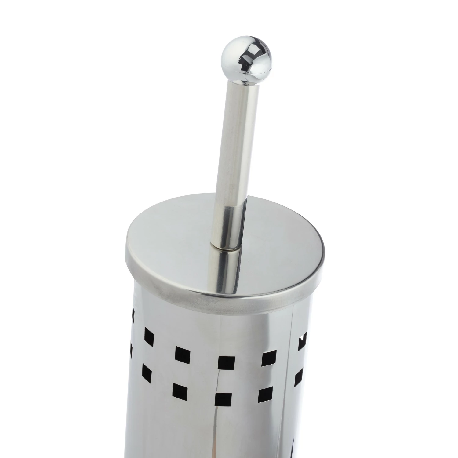 Relaxdays WC Garnitur aus Edelstahl rund 8 Relaxdays WC Garnitur aus Edelstahl rund – Bild 6