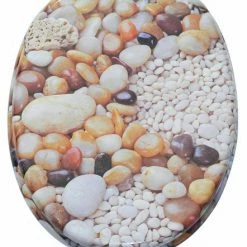 SANILO® WC-Sitz mit Absenkautomatik Kieselsteine