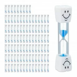Relaxdays 100 x Sanduhr Zähneputzen Kinder