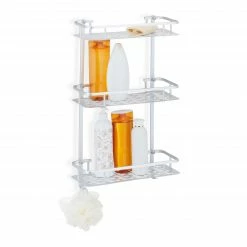 Relaxdays Duschregal mit 3 Etagen -Badaccessoires Verkäufe aba2f36442a04a78a856885d81fec537