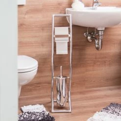 Relaxdays 2 tlg. Badezimmer Set CURVY -Badaccessoires Verkäufe ac98aad9f9774dab951ab32f8ba5341a