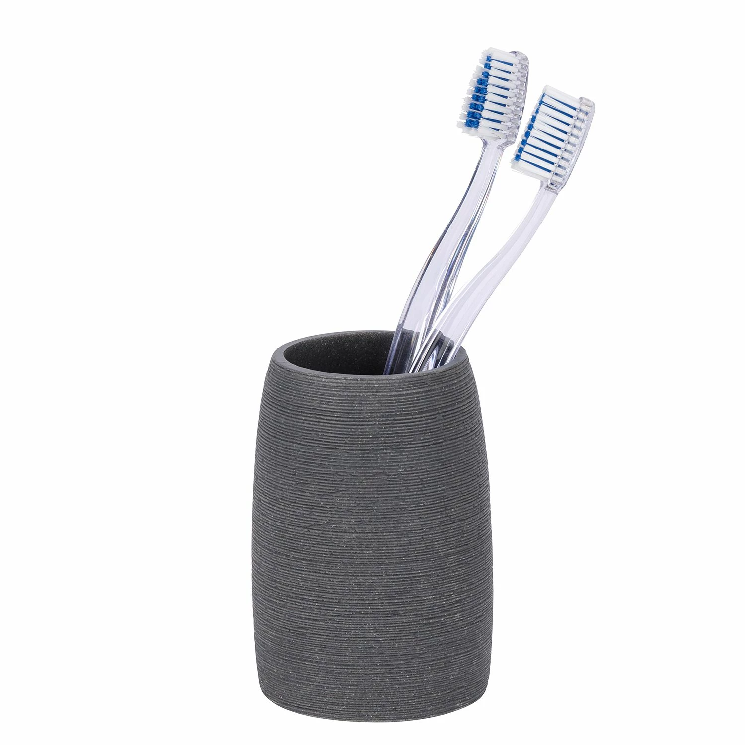 WENKO Accessoires-Set Goa (2-teilig) - Kunststein - Grau 5 WENKO Accessoires-Set Goa (2-teilig) - Kunststein - Grau – Bild 3