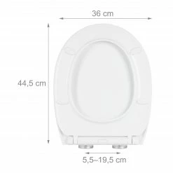 Relaxdays Toilettendeckel mit Absenkautomatik -Badaccessoires Verkäufe ad2ed2db71974562b9712bc59b320ff3
