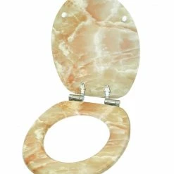 SANILO® WC-Sitz mit Absenkautomatik Marmor Natur -Badaccessoires Verkäufe ae93a0bc18654a069cf067268bd83d5b